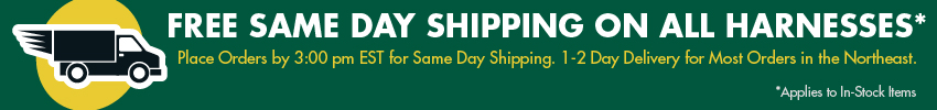 Free Shipping on all safety harnesses